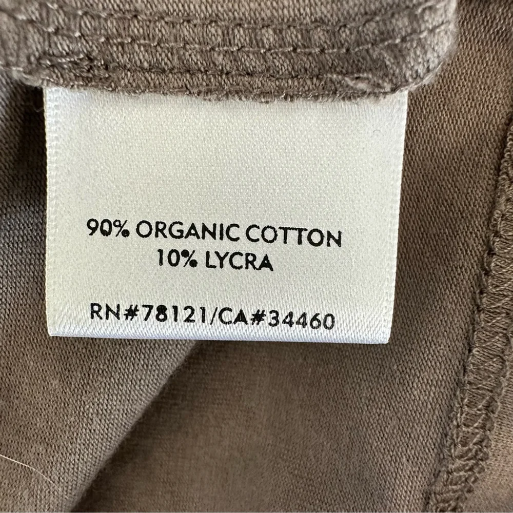 Eileen Fisher Organic Cotton Lycra Zip Up Jacket Size Small - Picture 5 of 12